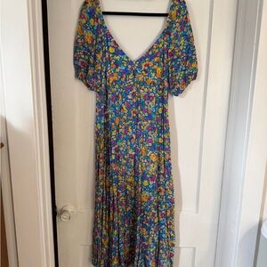SAYLOR Vibrant Floral Maxi Dress